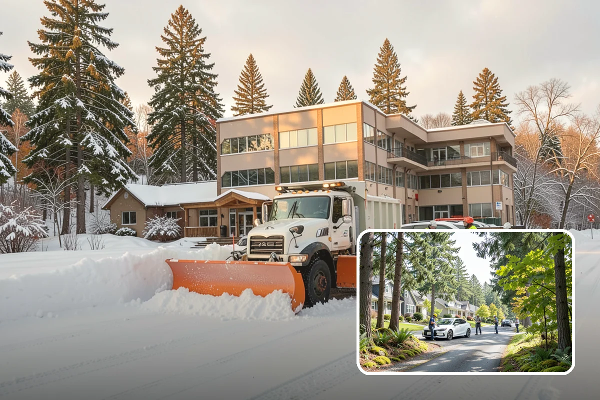 Gas Station Deicing in Normandy Park, King County, WA - Keeps fuel islands and store entrances safe for customers