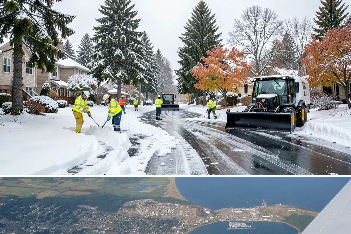 Gas Station Deicing in Oak Harbor, Island County, WA - Service is active across the winter season, with frequent readiness during the freezing-rain events that glaze busy fueling areas...