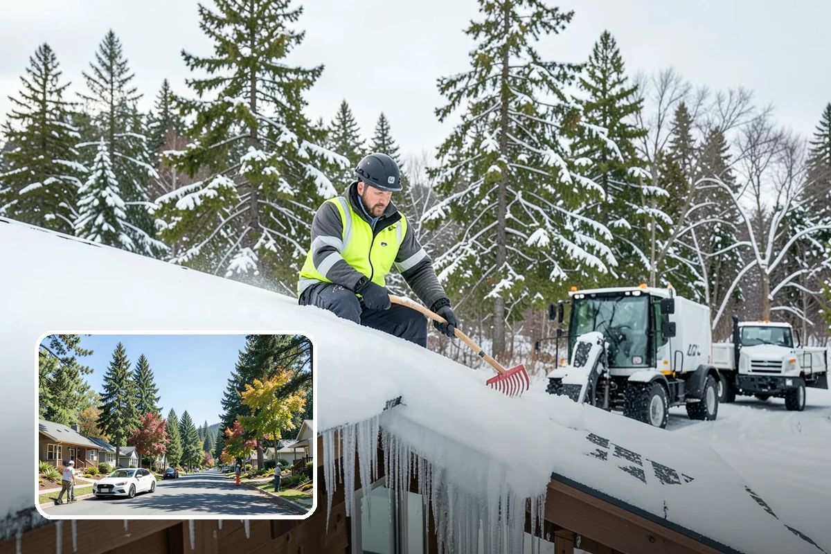 Gas Station Deicing in Orting, Pierce County, WA - Keeps fuel islands and store entrances safe for customers