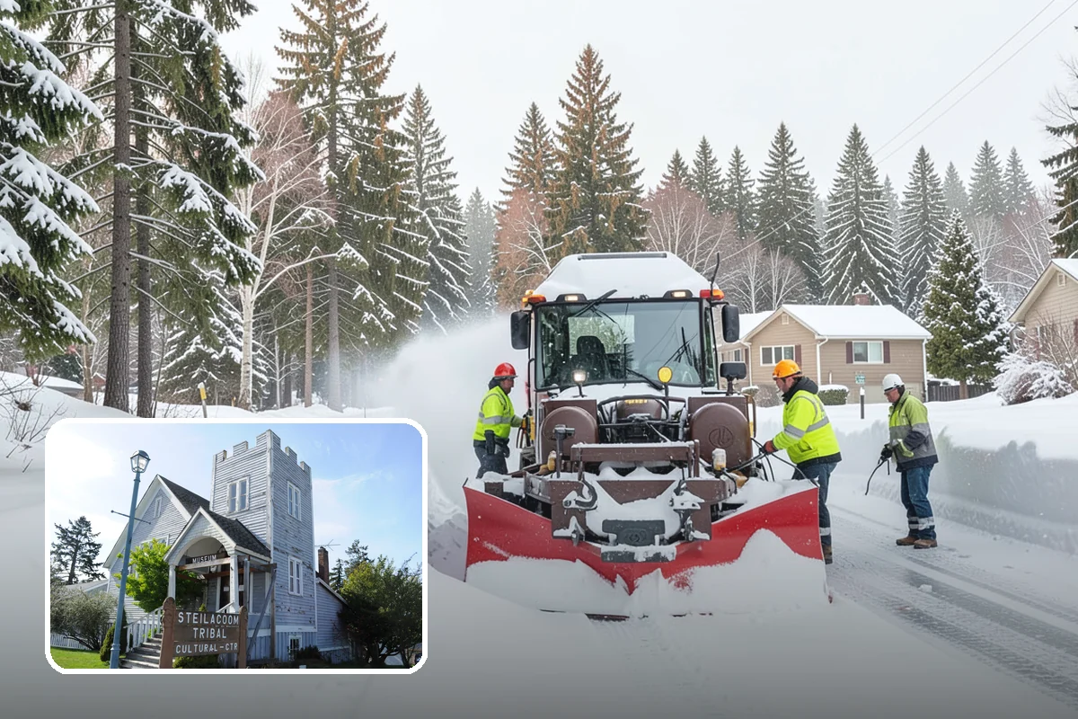 Gas Station Deicing in Steilacoom, Pierce County, WA - Keeps fuel islands and store entrances safe for customers