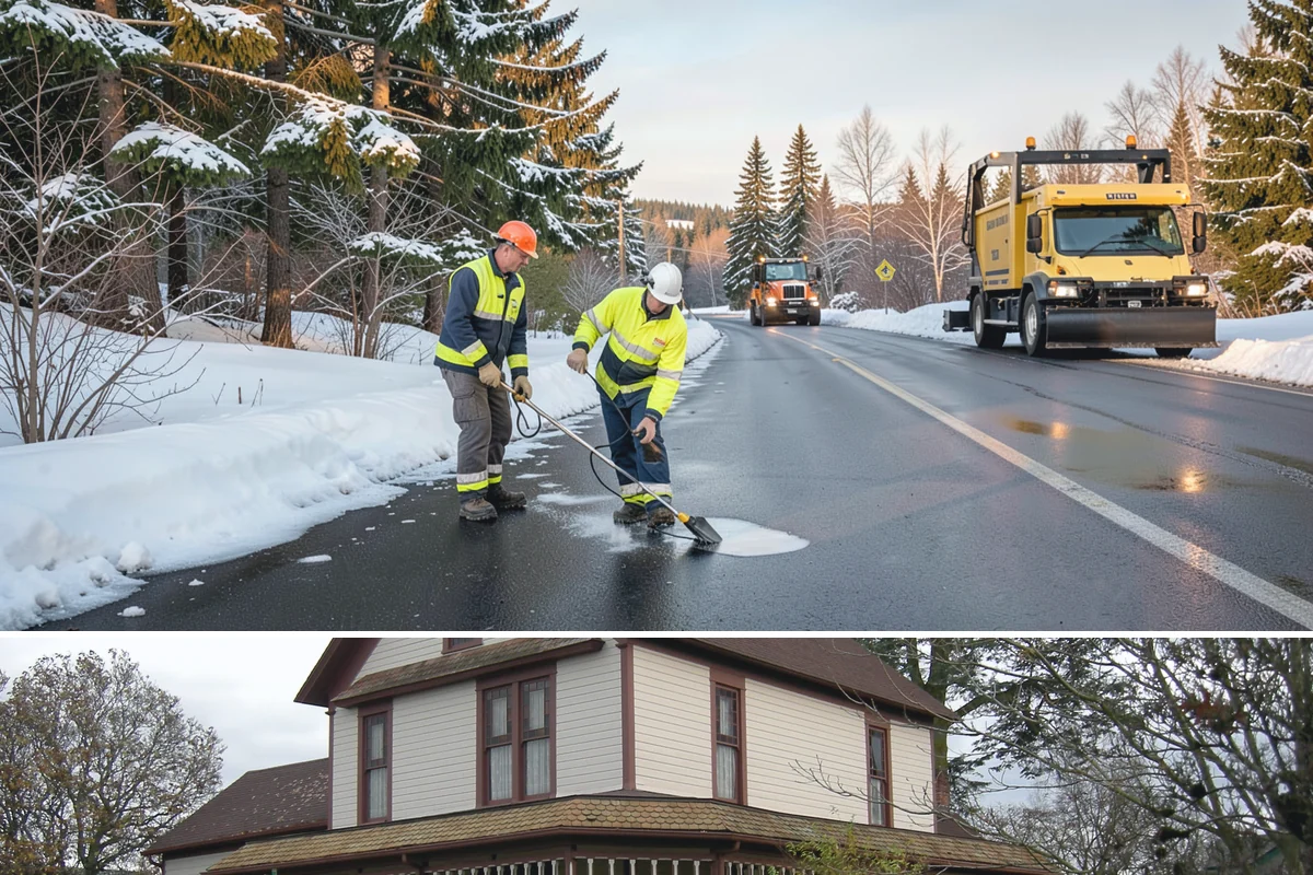 Gas Station Deicing in Sumner, Pierce County, WA - Service is active across the winter season, with frequent readiness during the freezing-rain events that glaze busy fueling areas...