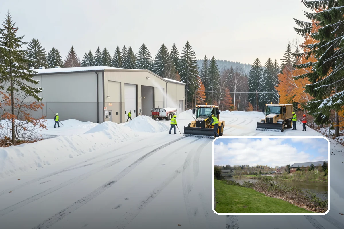 Gas Station Deicing in Tukwila, King County, WA - Keeps fuel islands and store entrances safe for customers