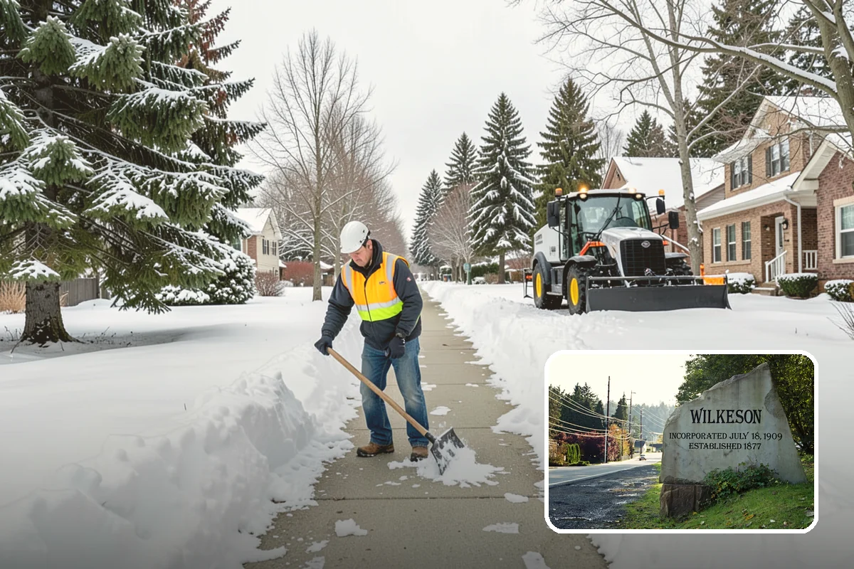 Gas Station Deicing in Wilkeson, Pierce County, WA - Keeps fuel islands and store entrances safe for customers