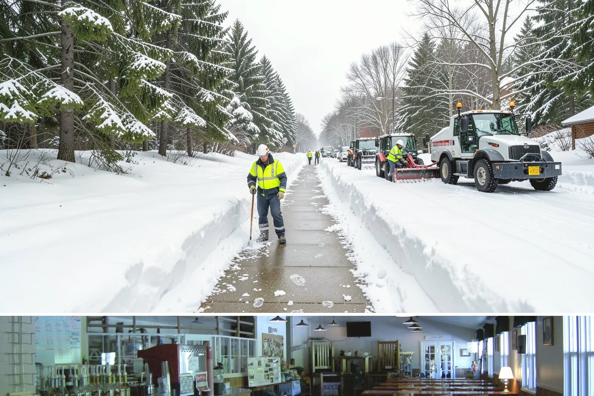Gas Station Parking Lot Snow Removal in Black Diamond, King County, WA - Gas station lots in the Puget Sound area face peak snow demand from December through February, when overnight freezes hit around...