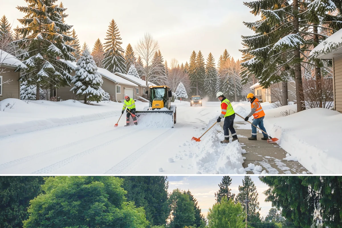 Gas Station Parking Lot Snow Removal in Bonney Lake, Pierce County, WA - Gas station lots in the Puget Sound area face peak snow demand from December through February, when overnight freezes hit around...