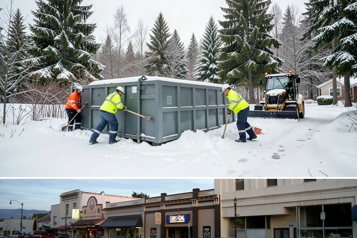 Gas Station Parking Lot Snow Removal in Burlington, Skagit County, WA - Gas station lots in the Puget Sound area face peak snow demand from December through February, when overnight freezes hit around...