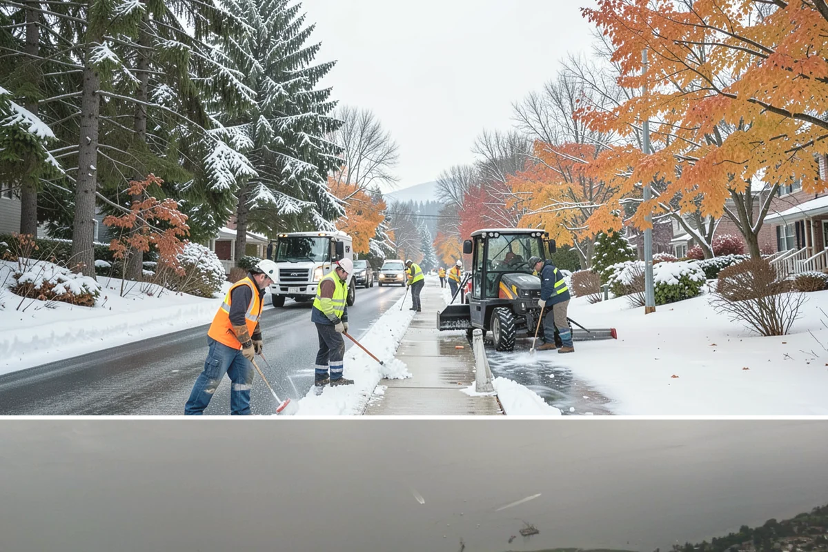 Gas Station Parking Lot Snow Removal in Des Moines, King County, WA - Gas station lots in the Puget Sound area face peak snow demand from December through February, when overnight freezes hit around...