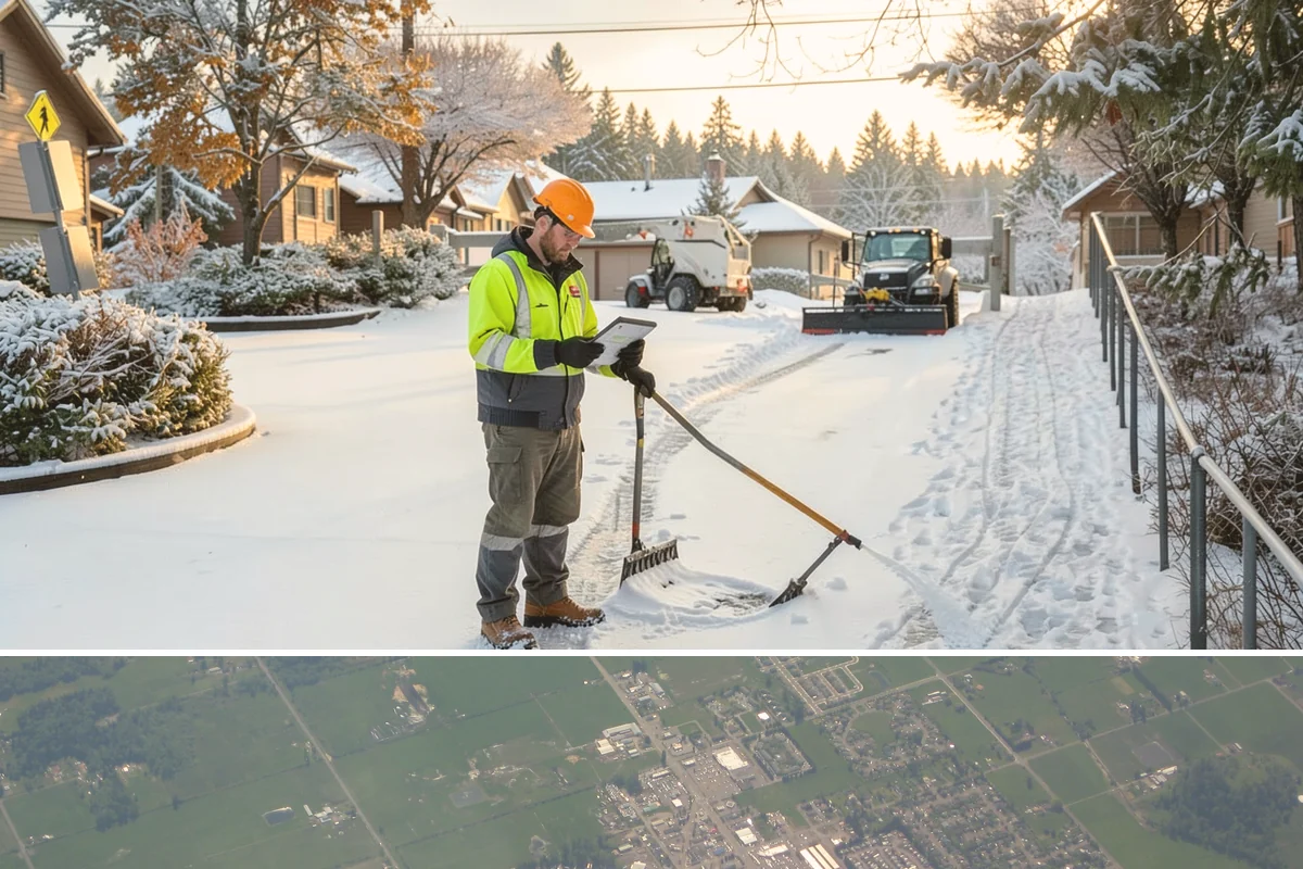 Gas Station Parking Lot Snow Removal in Enumclaw, King County, WA - Gas station lots in the Puget Sound area face peak snow demand from December through February, when overnight freezes hit around...
