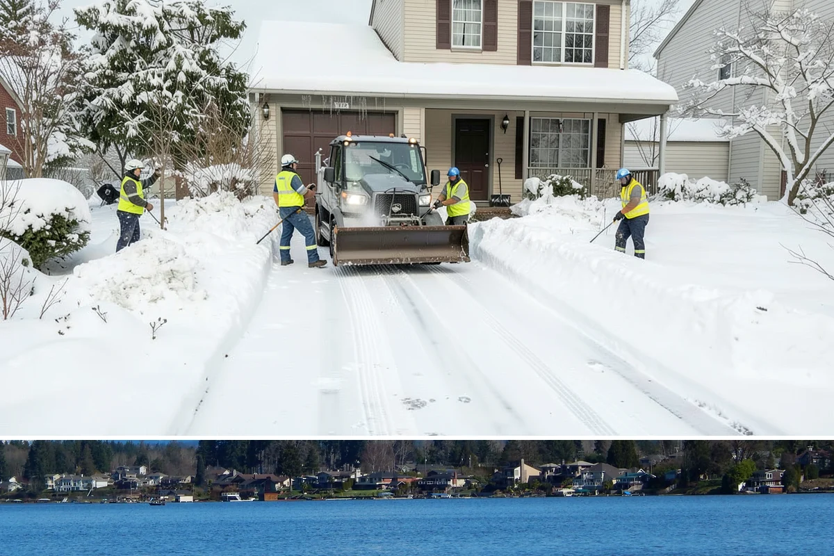 Gas Station Parking Lot Snow Removal in Lake Stevens, Snohomish County, WA - Gas station lots in the Puget Sound area face peak snow demand from December through February, when overnight freezes hit around...
