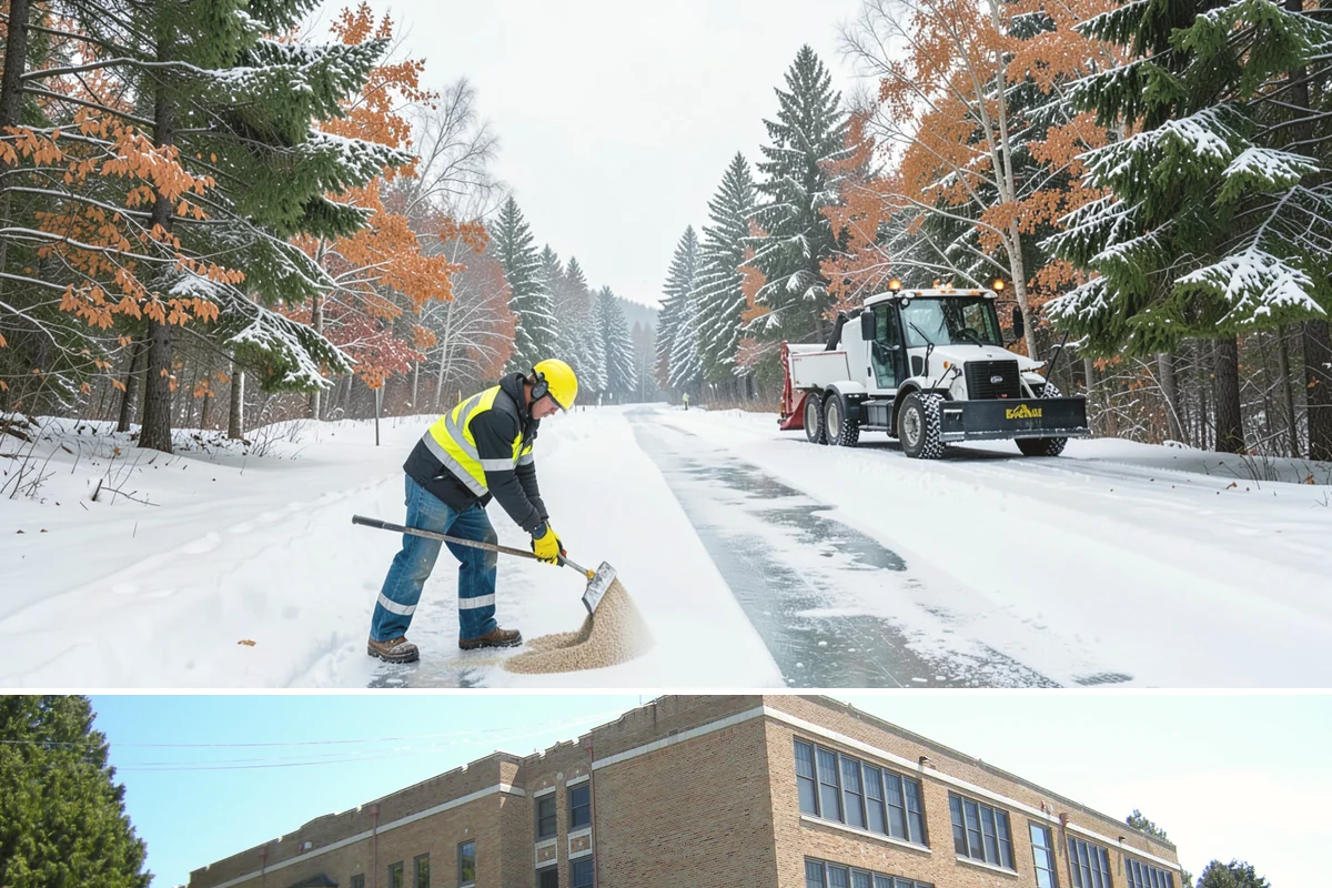 Gas Station Parking Lot Snow Removal in Maple Valley, King County, WA - Gas station lots in the Puget Sound area face peak snow demand from December through February, when overnight freezes hit around...