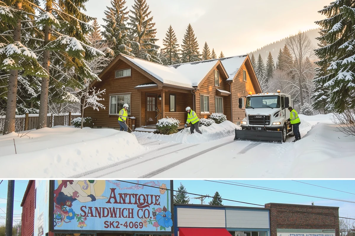 Gas Station Parking Lot Snow Removal in Ruston, Pierce County, WA - Gas station lots in the Puget Sound area face peak snow demand from December through February, when overnight freezes hit around...
