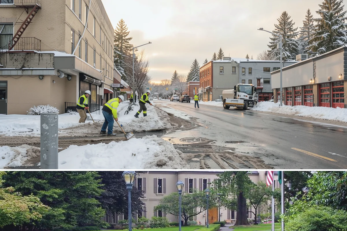 Gas Station Parking Lot Snow Removal in Woodinville, King County, WA - Gas station lots in the Puget Sound area face peak snow demand from December through February, when overnight freezes hit around...