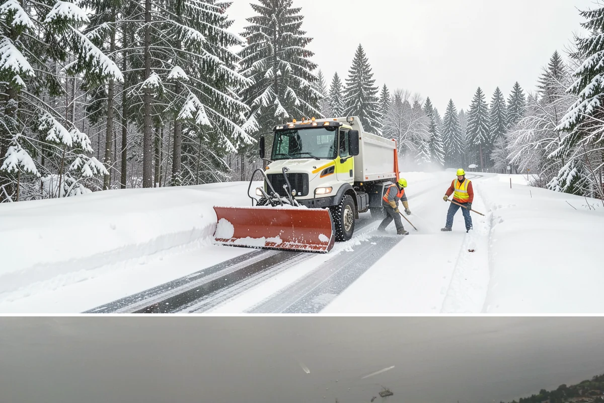Gas Station Sidewalk Clearing in Des Moines, King County, WA - Gas station demand is steady from late November through February, with 24-hour turnover keeping threshold ice a constant refreeze...