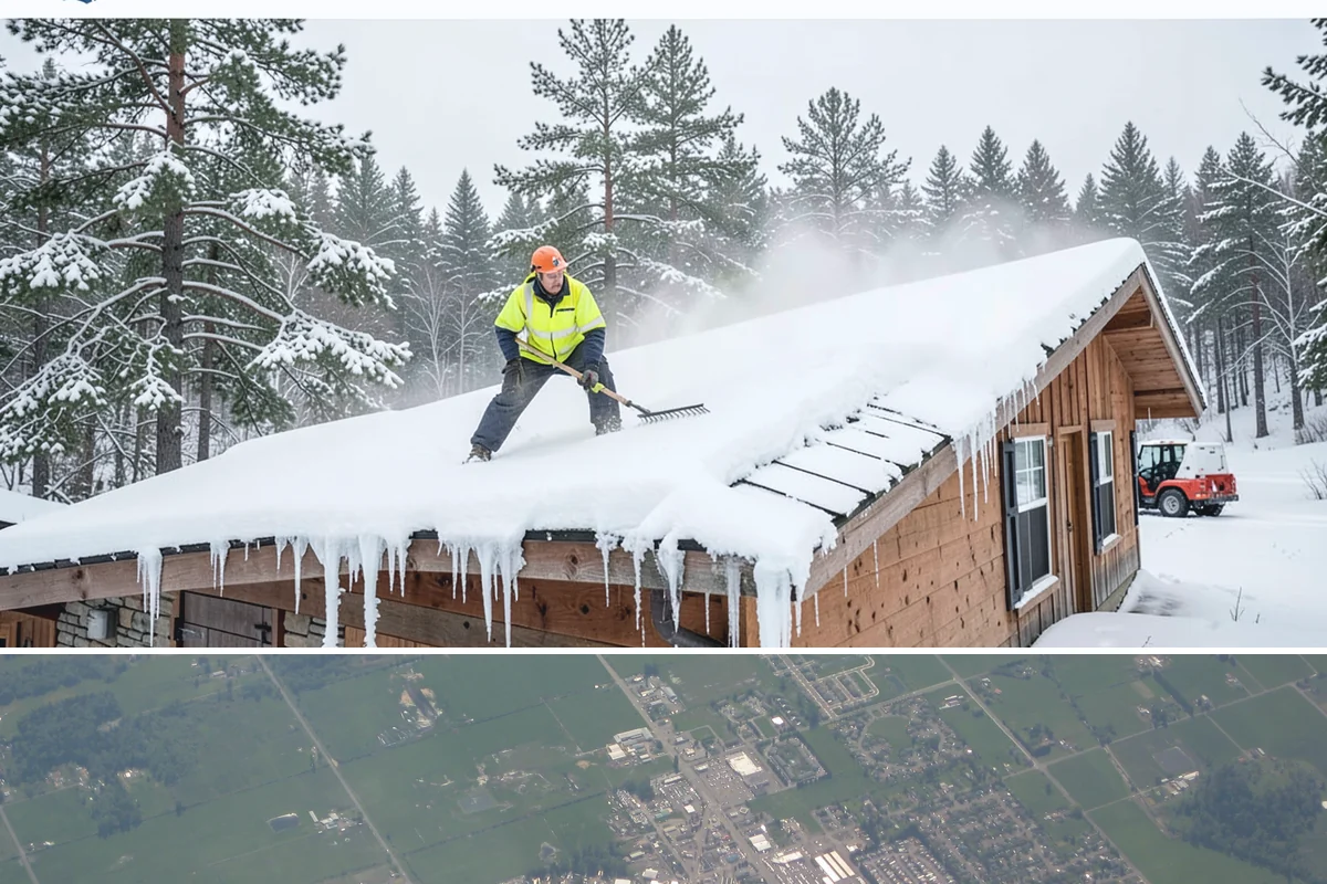 Gas Station Sidewalk Clearing in Enumclaw, King County, WA - Gas station demand is steady from late November through February, with 24-hour turnover keeping threshold ice a constant refreeze...