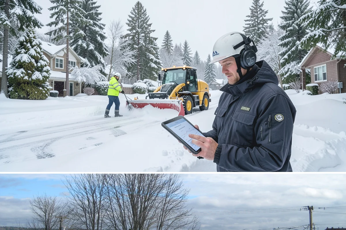 Gas Station Sidewalk Clearing in Langley, Island County, WA - Gas station demand is steady from late November through February, with 24-hour turnover keeping threshold ice a constant refreeze...