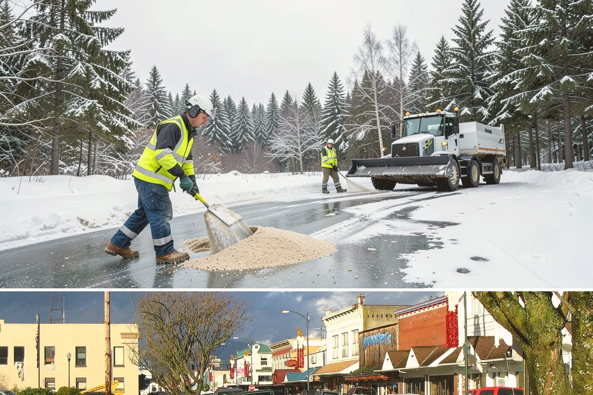 Gas Station Snow Plowing in Arlington, Snohomish County, WA - Arrange 24-hour coverage before winter so your pumps stay open through any storm.