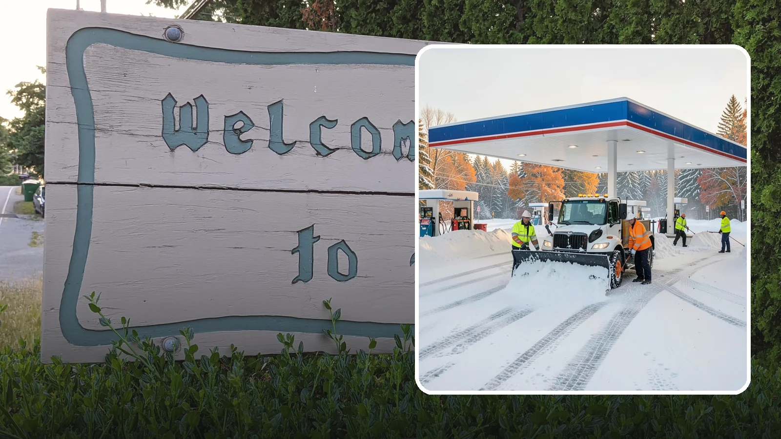 Gas Station Snow Plowing in Brier, Snohomish County, WA - We plow gas station lots and fuel islands around the clock so drivers fuel up safely no matter when the snow falls.