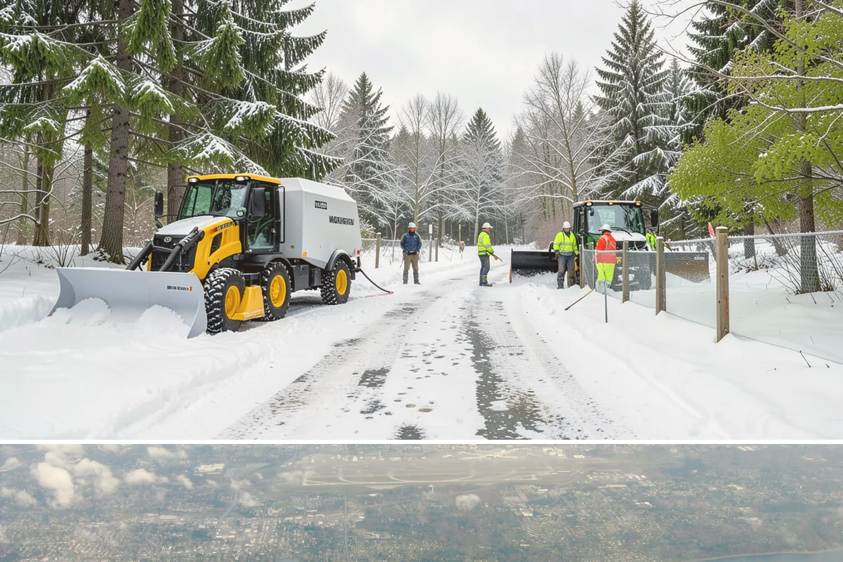 Gas Station Snow Plowing in Burien, King County, WA - Arrange 24-hour coverage before winter so your pumps stay open through any storm.