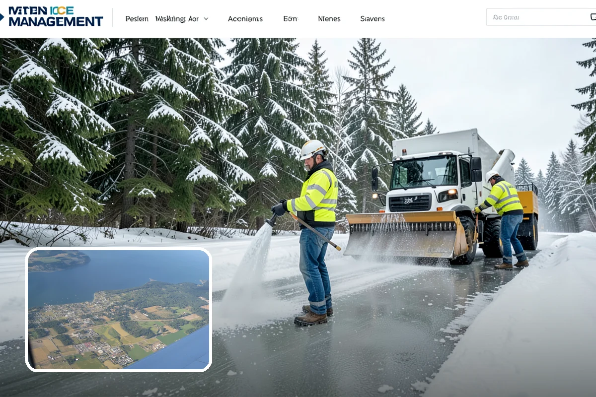 Gas Station Snow Plowing in Coupeville, Island County, WA - Fuel-island approaches cleared on a 24-hour basis