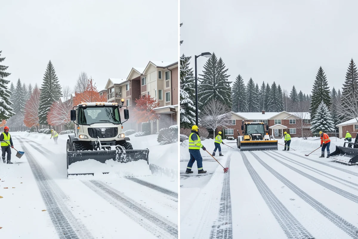 Gas Station Snow Plowing in Darrington, Snohomish County, WA - Map the fuel islands, store lot, and tanker route for 24-hour priority