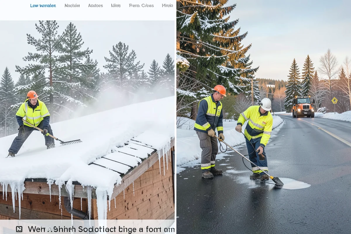Gas Station Snow Plowing in Gold Bar, Snohomish County, WA - Map the fuel islands, store lot, and tanker route for 24-hour priority