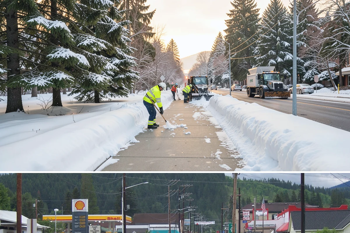 Gas Station Snow Plowing in Granite Falls, Snohomish County, WA - Arrange 24-hour coverage before winter so your pumps stay open through any storm.