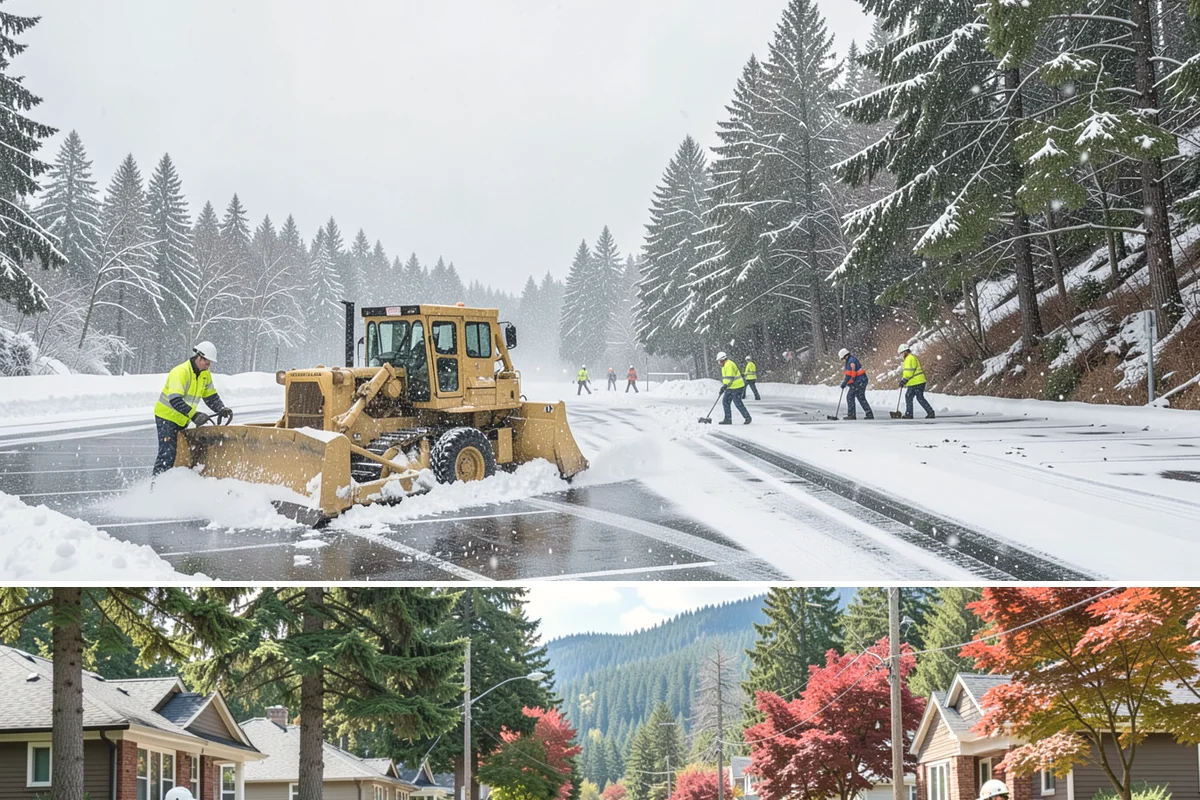 Gas Station Snow Plowing in Hunts Point, King County, WA - Arrange 24-hour coverage before winter so your pumps stay open through any storm.