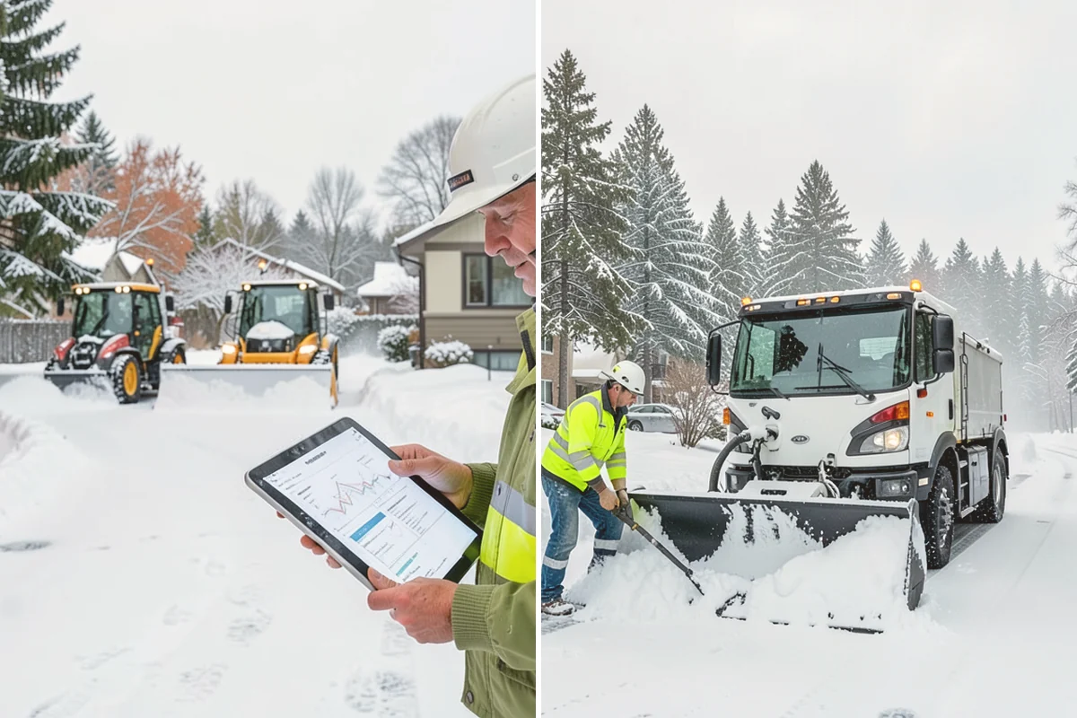 Gas Station Snow Plowing in Index, Snohomish County, WA - Map the fuel islands, store lot, and tanker route for 24-hour priority