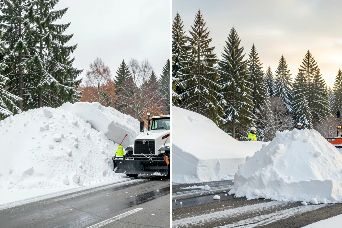 Gas Station Snow Plowing in Kenmore, King County, WA - Map the fuel islands, store lot, and tanker route for 24-hour priority