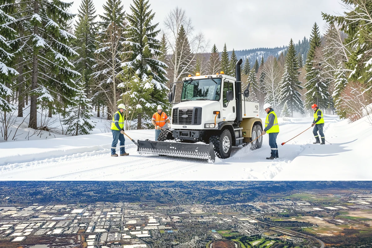 Gas Station Snow Plowing in Kent, King County, WA - Arrange 24-hour coverage before winter so your pumps stay open through any storm.