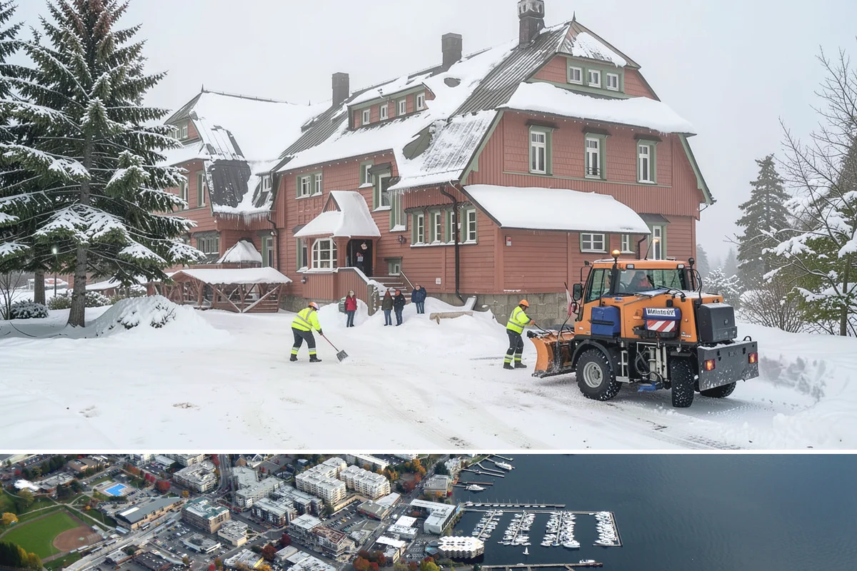 Gas Station Snow Plowing in Kirkland, King County, WA - Arrange 24-hour coverage before winter so your pumps stay open through any storm.