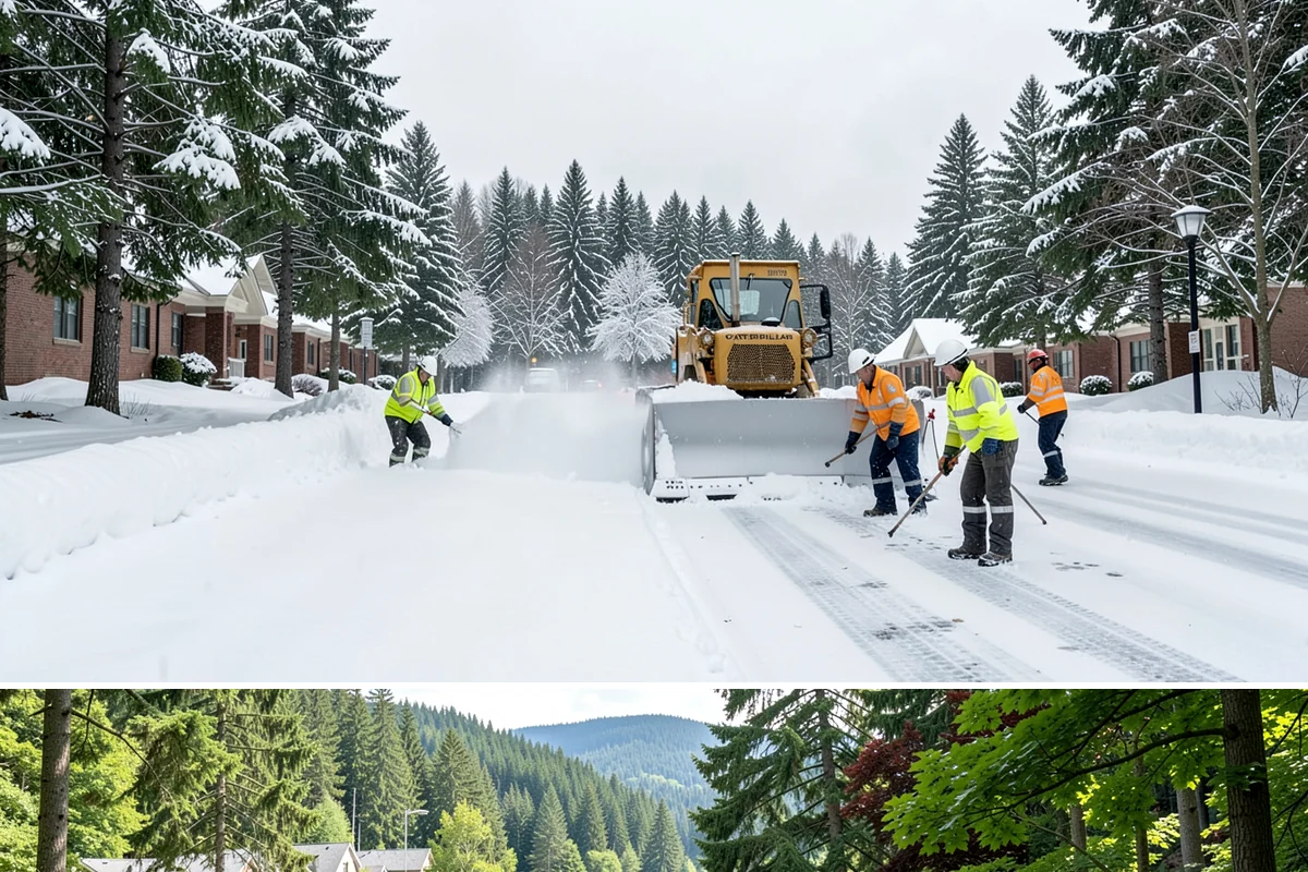 Gas Station Snow Plowing in Lake Forest Park, King County, WA - Arrange 24-hour coverage before winter so your pumps stay open through any storm.
