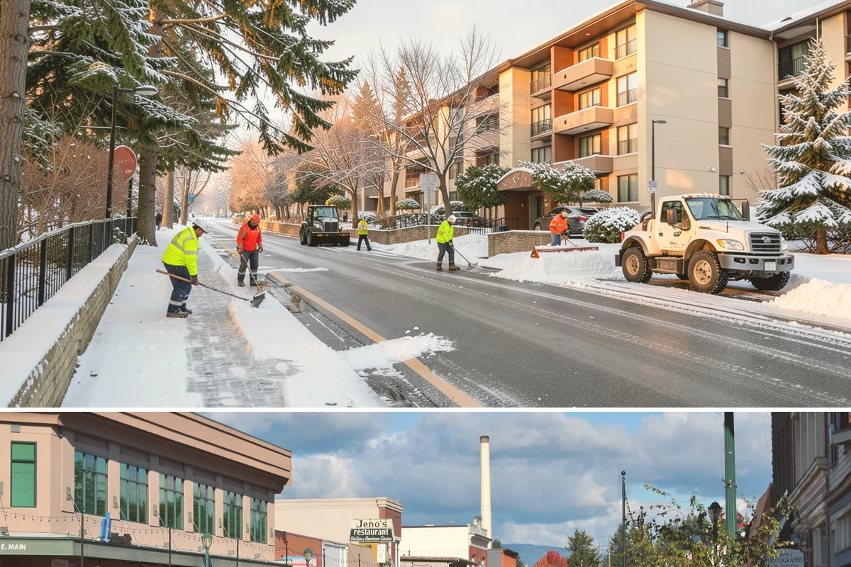 Gas Station Snow Plowing in Monroe, Snohomish County, WA - Arrange 24-hour coverage before winter so your pumps stay open through any storm.