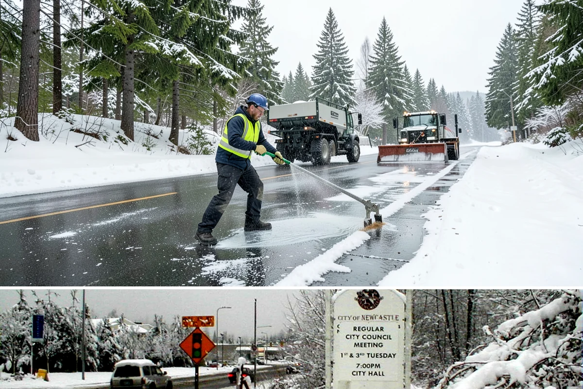 Gas Station Snow Plowing in Newcastle, King County, WA - Arrange 24-hour coverage before winter so your pumps stay open through any storm.