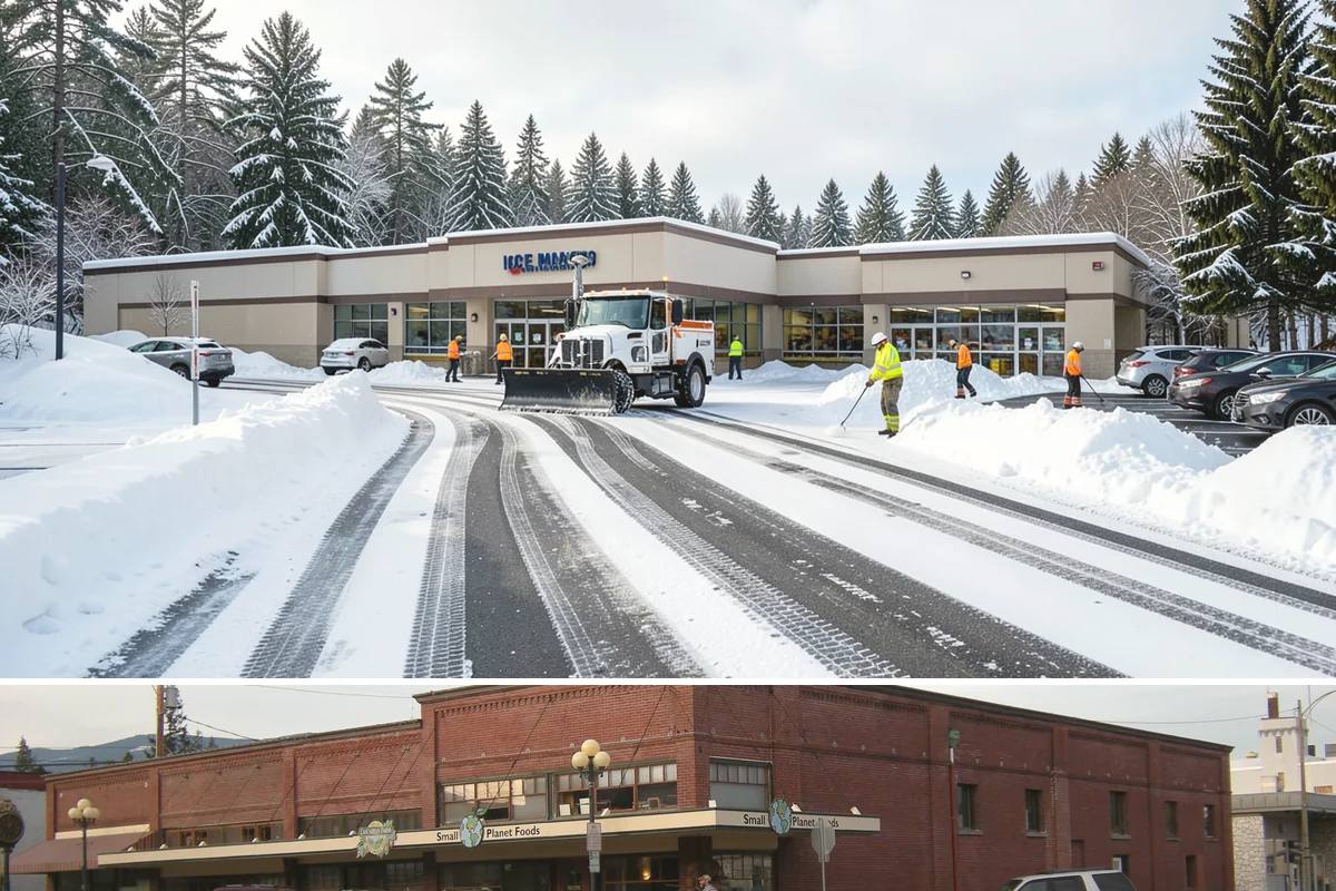 Gas Station Snow Plowing in Sedro-Woolley, Skagit County, WA - Arrange 24-hour coverage before winter so your pumps stay open through any storm.