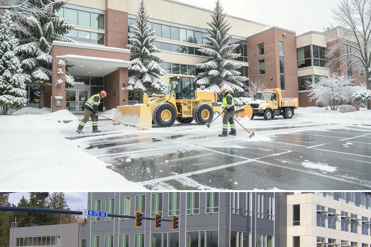 Gas Station Snow Plowing in Shoreline, King County, WA - Arrange 24-hour coverage before winter so your pumps stay open through any storm.