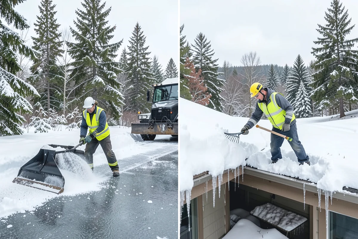 Gas Station Snow Plowing in Skykomish, King County, WA - Map the fuel islands, store lot, and tanker route for 24-hour priority