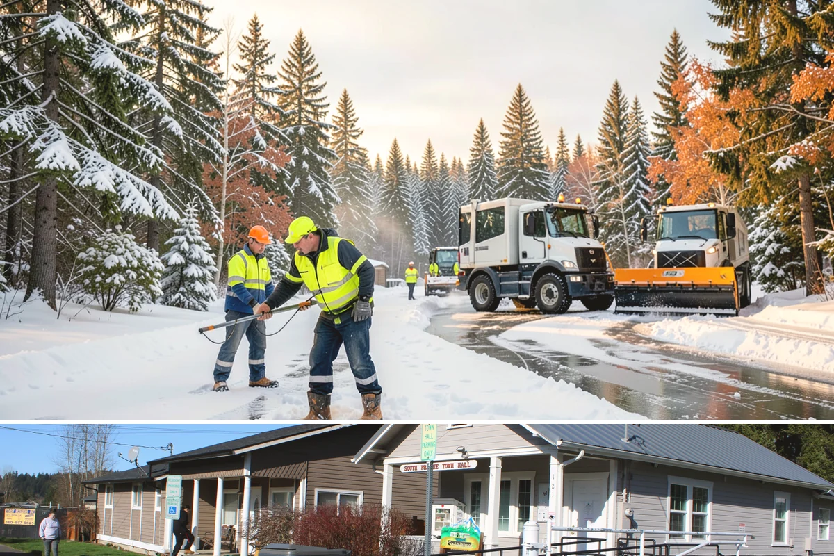 Gas Station Snow Plowing in South Prairie, Pierce County, WA - Arrange 24-hour coverage before winter so your pumps stay open through any storm.