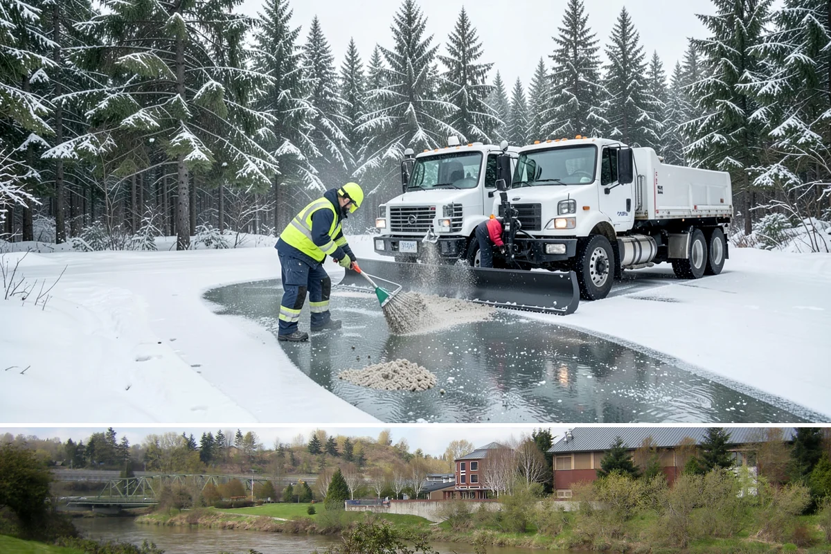 Gas Station Snow Plowing in Tukwila, King County, WA - Arrange 24-hour coverage before winter so your pumps stay open through any storm.