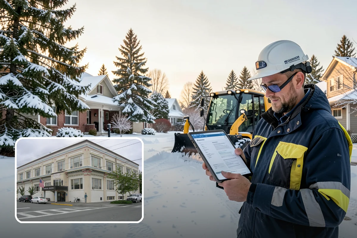 Gated Community Snow Removal in Anacortes, Skagit County, WA - Keeps controlled entry gates operable in the cold