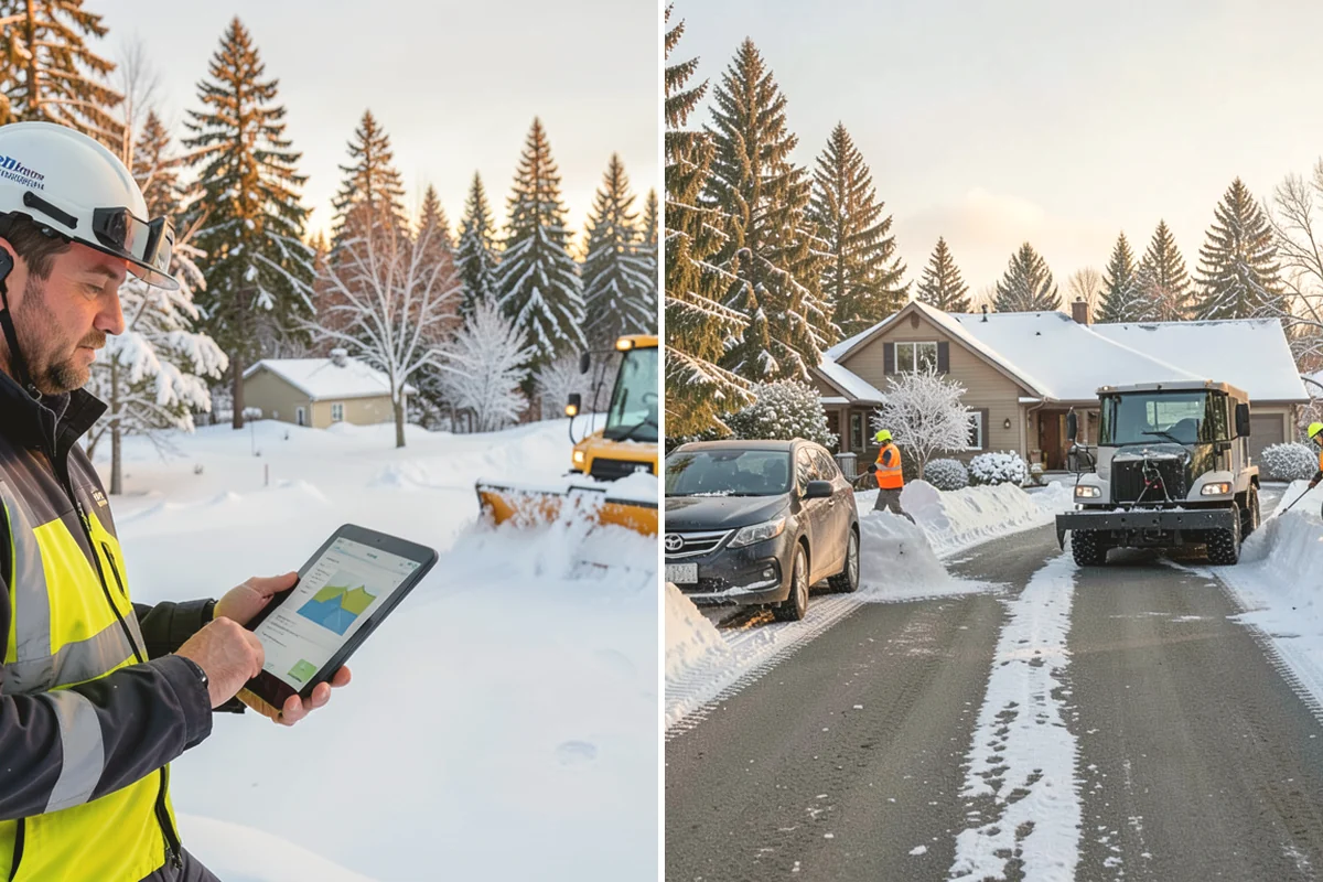 Gated Community Snow Removal in Anacortes, Skagit County, WA - We coordinate gate access and priorities with the HOA