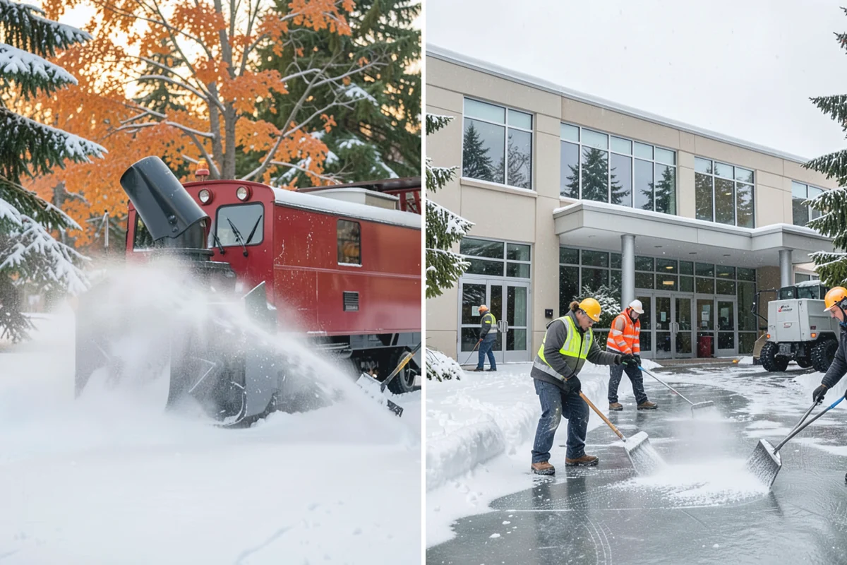 Gated Community Snow Removal in Auburn, King County, WA - We coordinate gate access and priorities with the HOA
