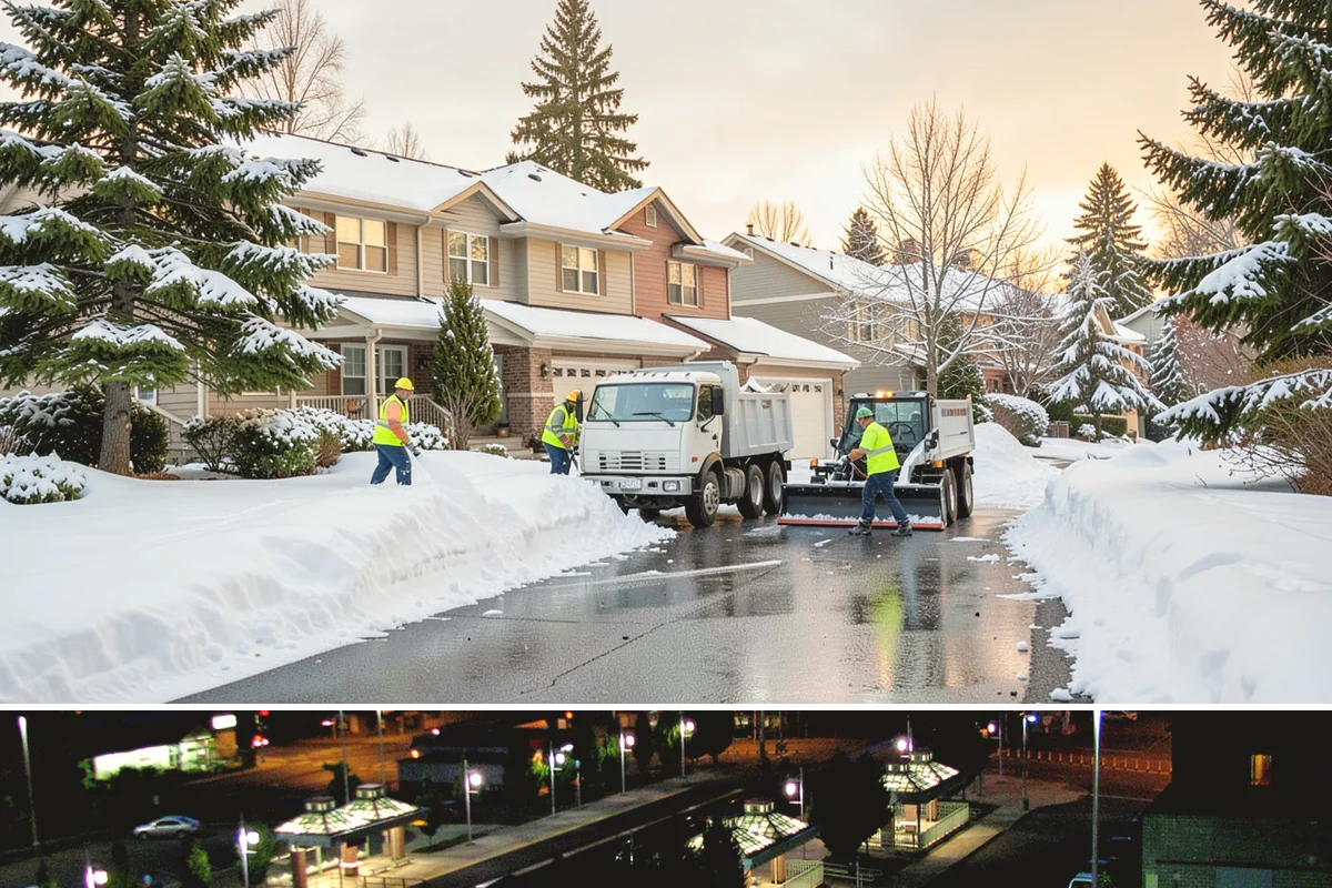 Gated Community Snow Removal in Auburn, King County, WA - Gated communities need full-network service with each accumulating snow and gate-area attention whenever a hard freeze threatens...