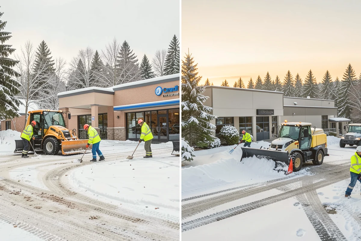 Gated Community Snow Removal in Bothell, King County, WA - We coordinate gate access and priorities with the HOA
