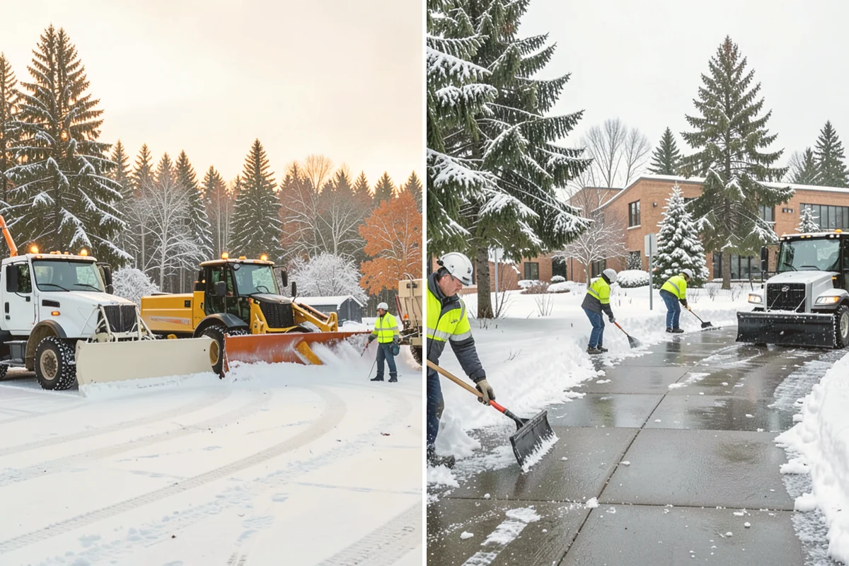 Gated Community Snow Removal in Brier, Snohomish County, WA - We coordinate gate access and priorities with the HOA