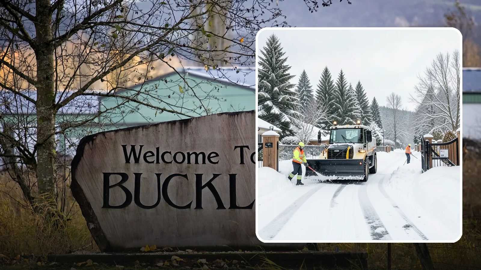 Gated Community Snow Removal in Buckley, Pierce County, WA - We clear entry gates, interior roads, and common walkways for gated Western Washington communities under one coordinated plan.
