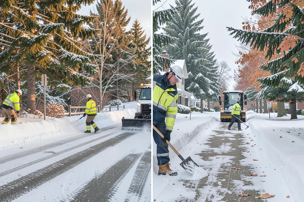 Gated Community Snow Removal in Buckley, Pierce County, WA - We coordinate gate access and priorities with the HOA