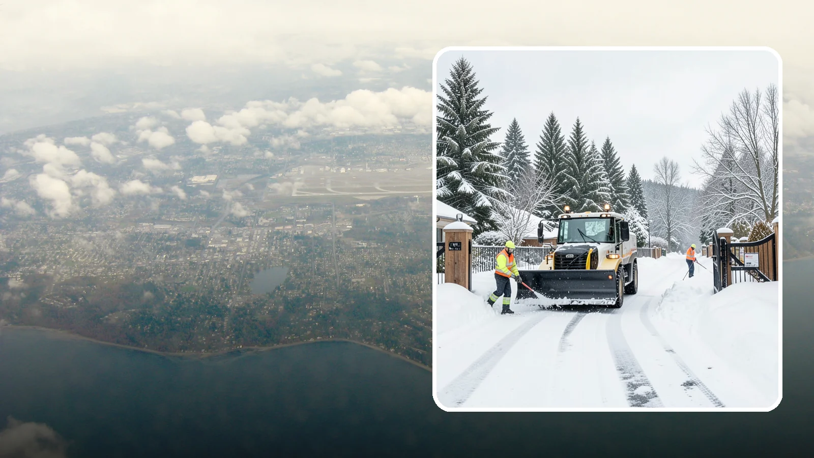 Gated Community Snow Removal in Burien, King County, WA - We clear entry gates, interior roads, and common walkways for gated Western Washington communities under one coordinated plan.