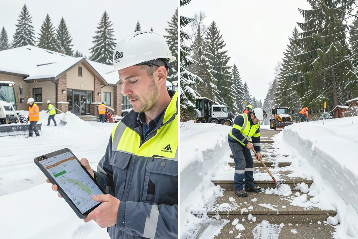 Gated Community Snow Removal in Burien, King County, WA - We coordinate gate access and priorities with the HOA