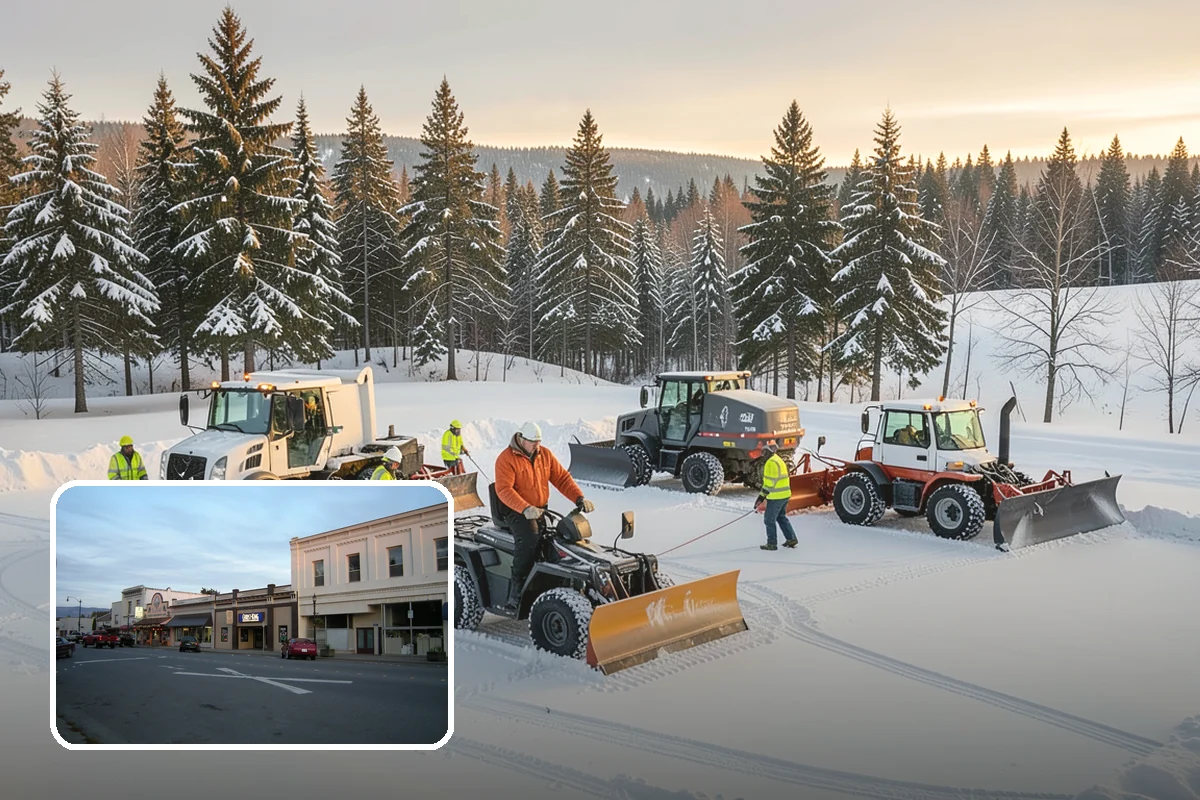 Gated Community Snow Removal in Burlington, Skagit County, WA - Keeps controlled entry gates operable in the cold